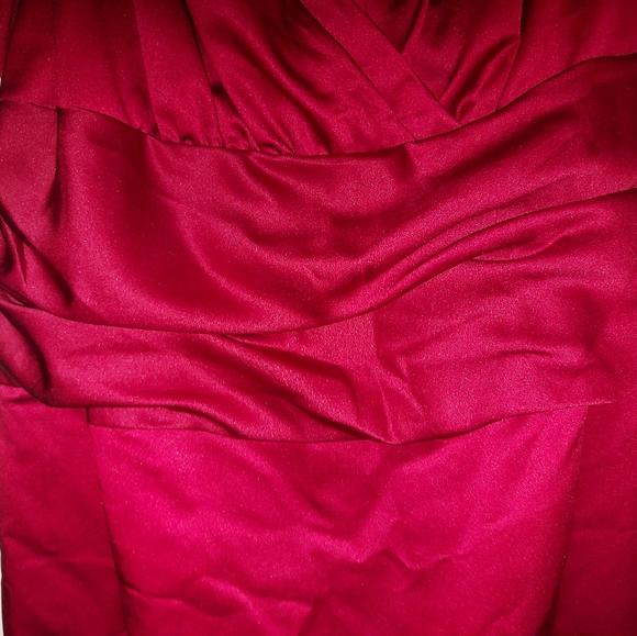 Davids Bridal Red Long Gown - Picture 6 of 11